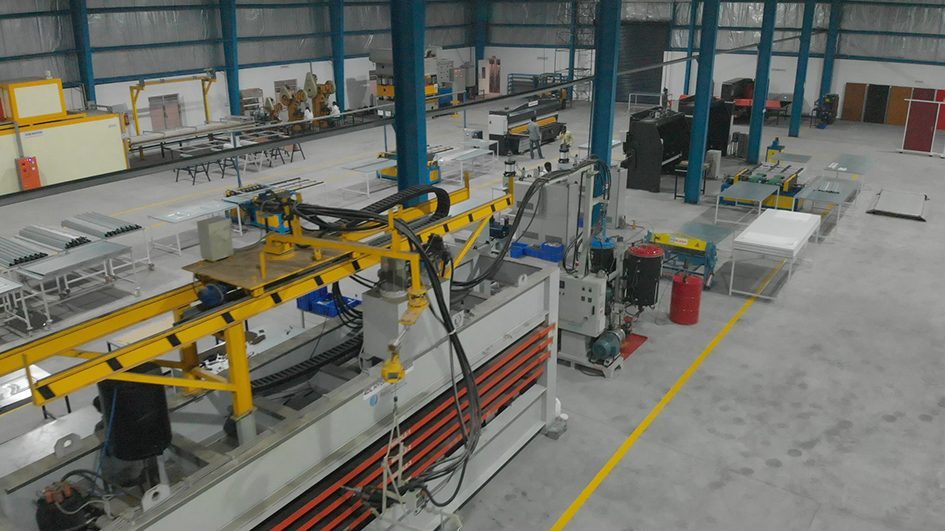 Drone shot of Kosavi factory and surrounding premises