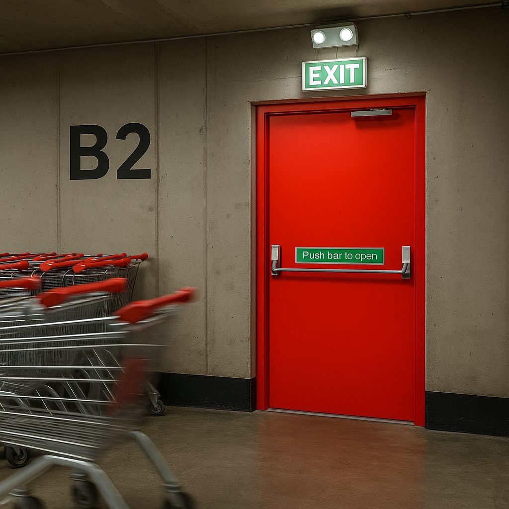 Basement Fire Door